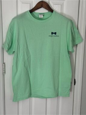 Simply Southern Mint Green Tee and Yellow Tee